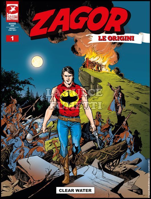 ZAGOR ALBO GIGANTE # 10 - ZAGOR LE ORIGINI 1: CLEAR WATER